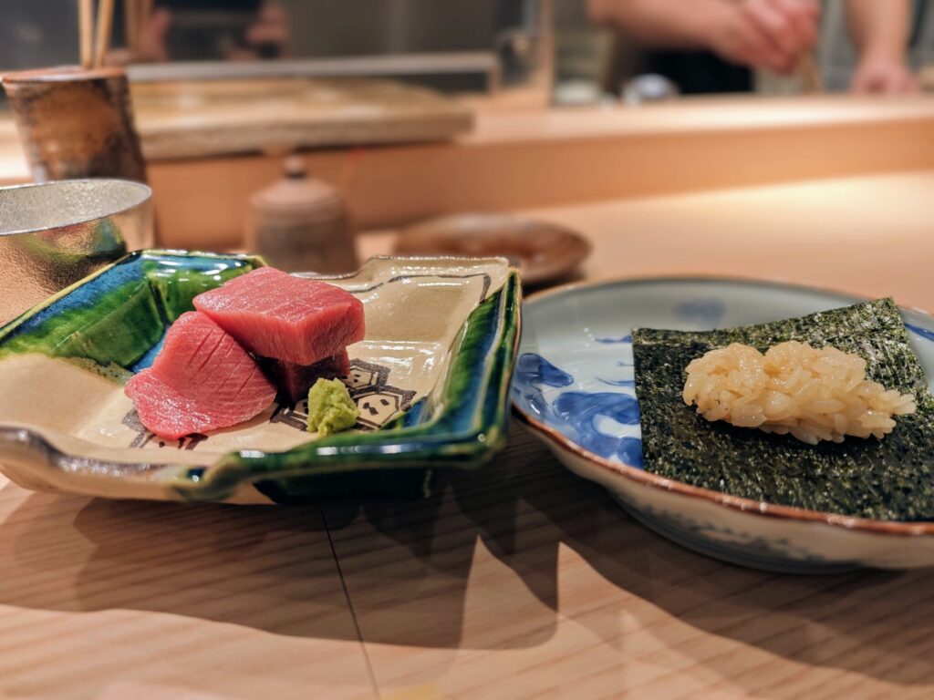 酒亭湯澤の大間のまぐろ