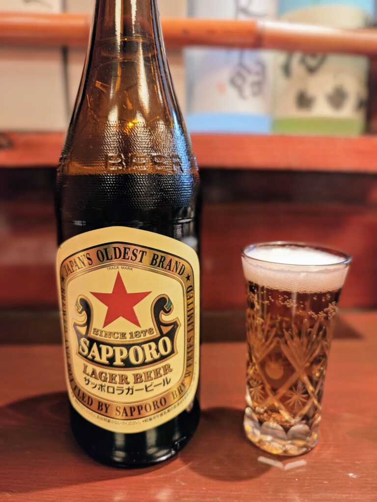 ときそばのビール